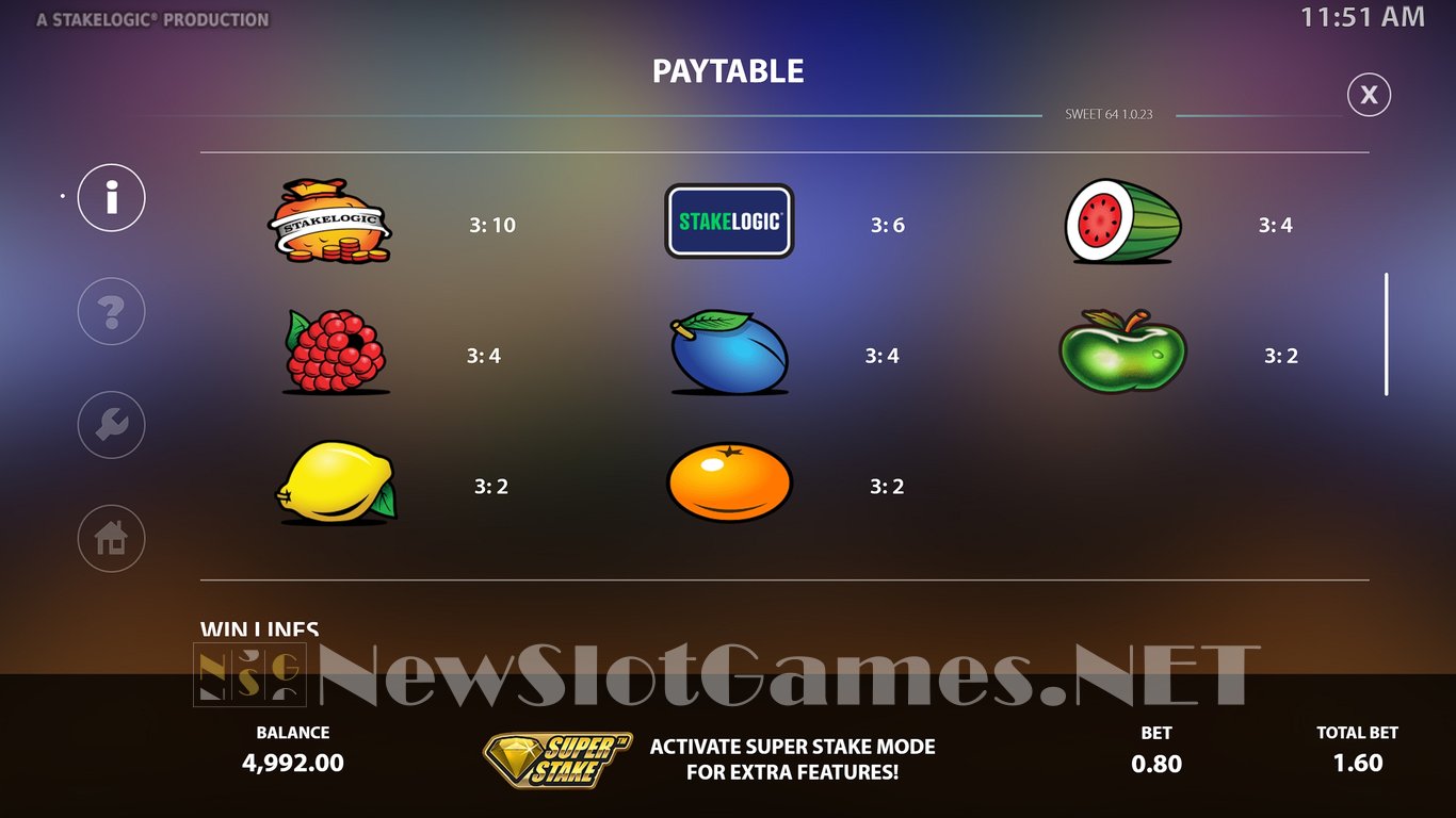 Sweet64 Slot Slot Image in Demo - pic. 3