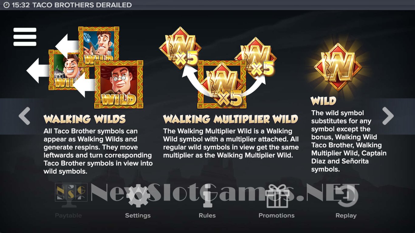 Taco Brothers Derailed Slot Slot Image in Demo - pic. 3
