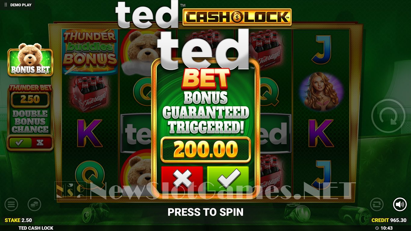 Ted Cash Lock Slot Slot Image in Demo - pic. 11
