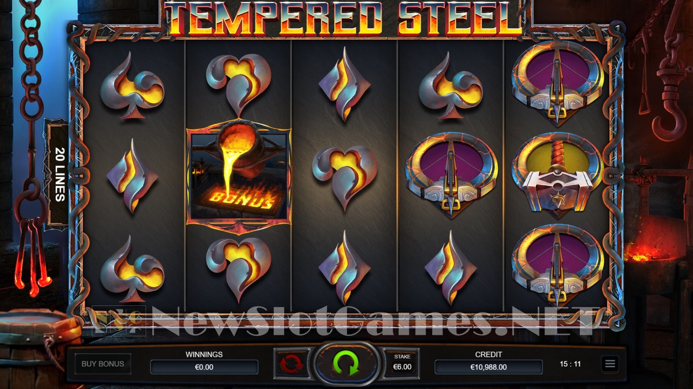Tempered Steel Slot Slot Image in Demo - pic. 2