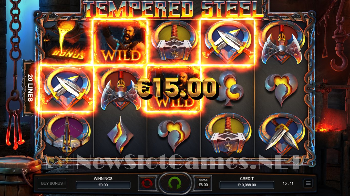 Tempered Steel Slot Slot Image in Demo - pic. 3
