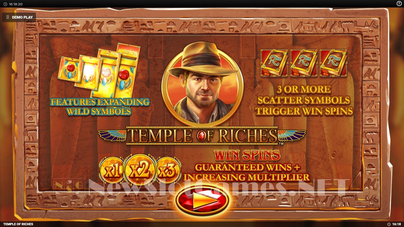 Temple of Riches Slot Demo Image