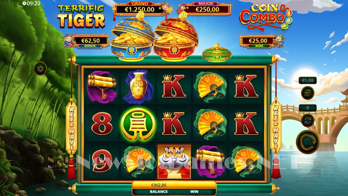 Terrific Tiger Coin Combo Slot Demo Image