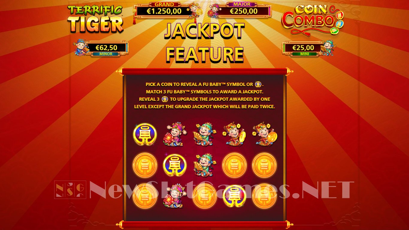 Terrific Tiger Coin Combo Slot Slot Image in Demo - pic. 4