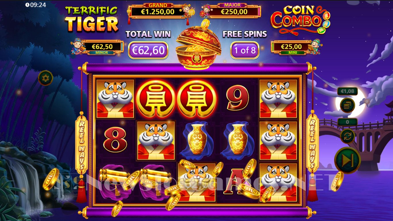 Terrific Tiger Coin Combo Slot Slot Image in Demo - pic. 5