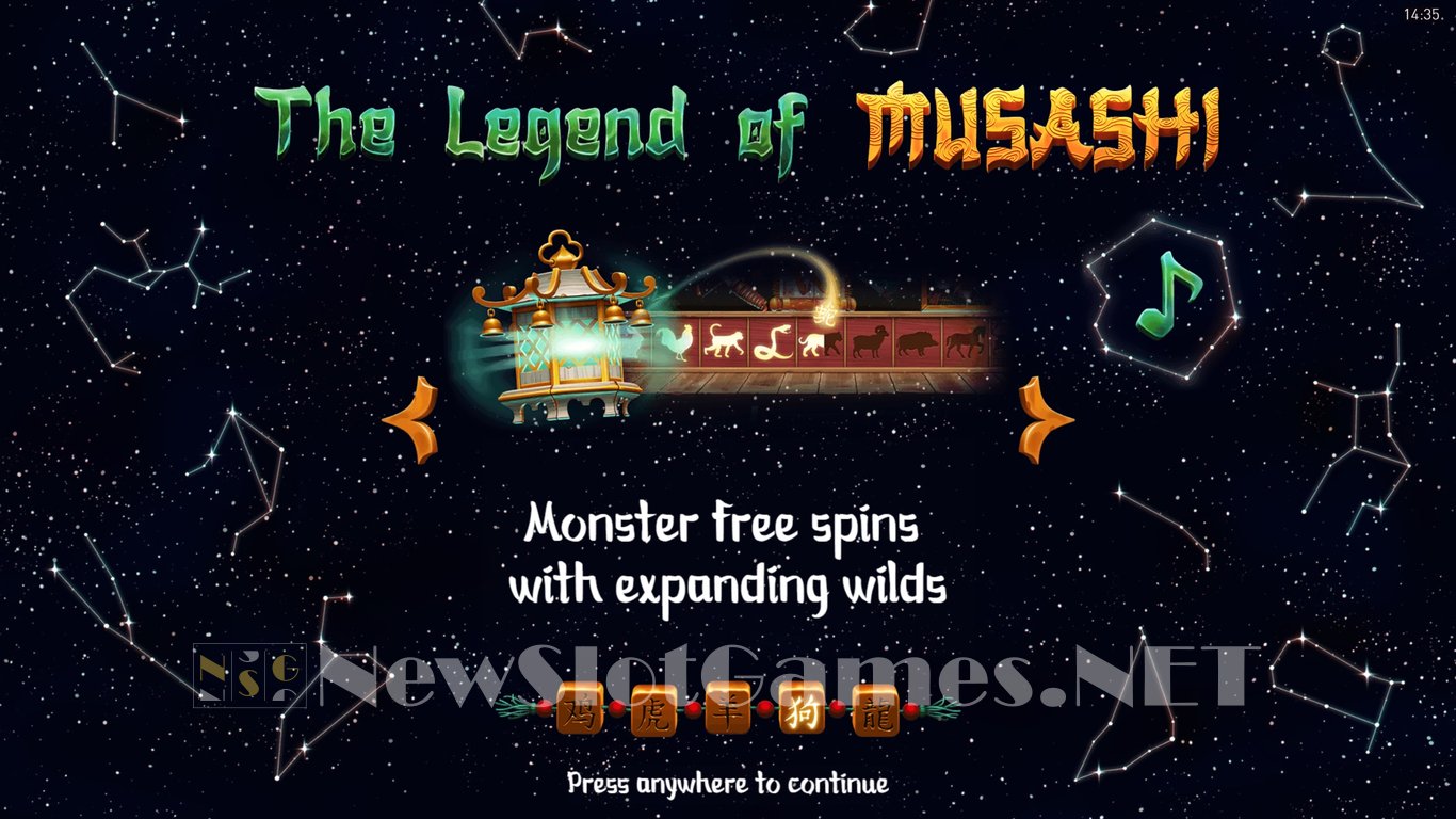 The Legend of Musashi Slot Demo Image