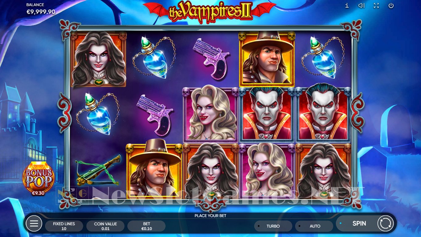 The Vampires II Slot Demo Image