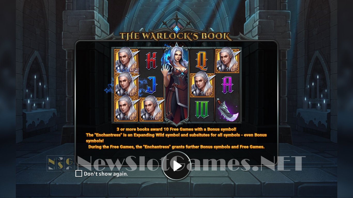 The Warlocks Book Slot Demo Image
