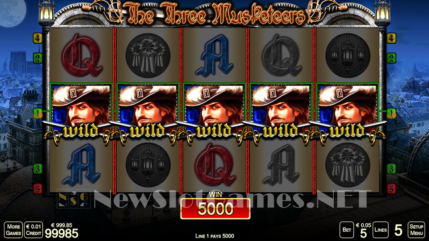 The Three Musketeers Slot Demo Image