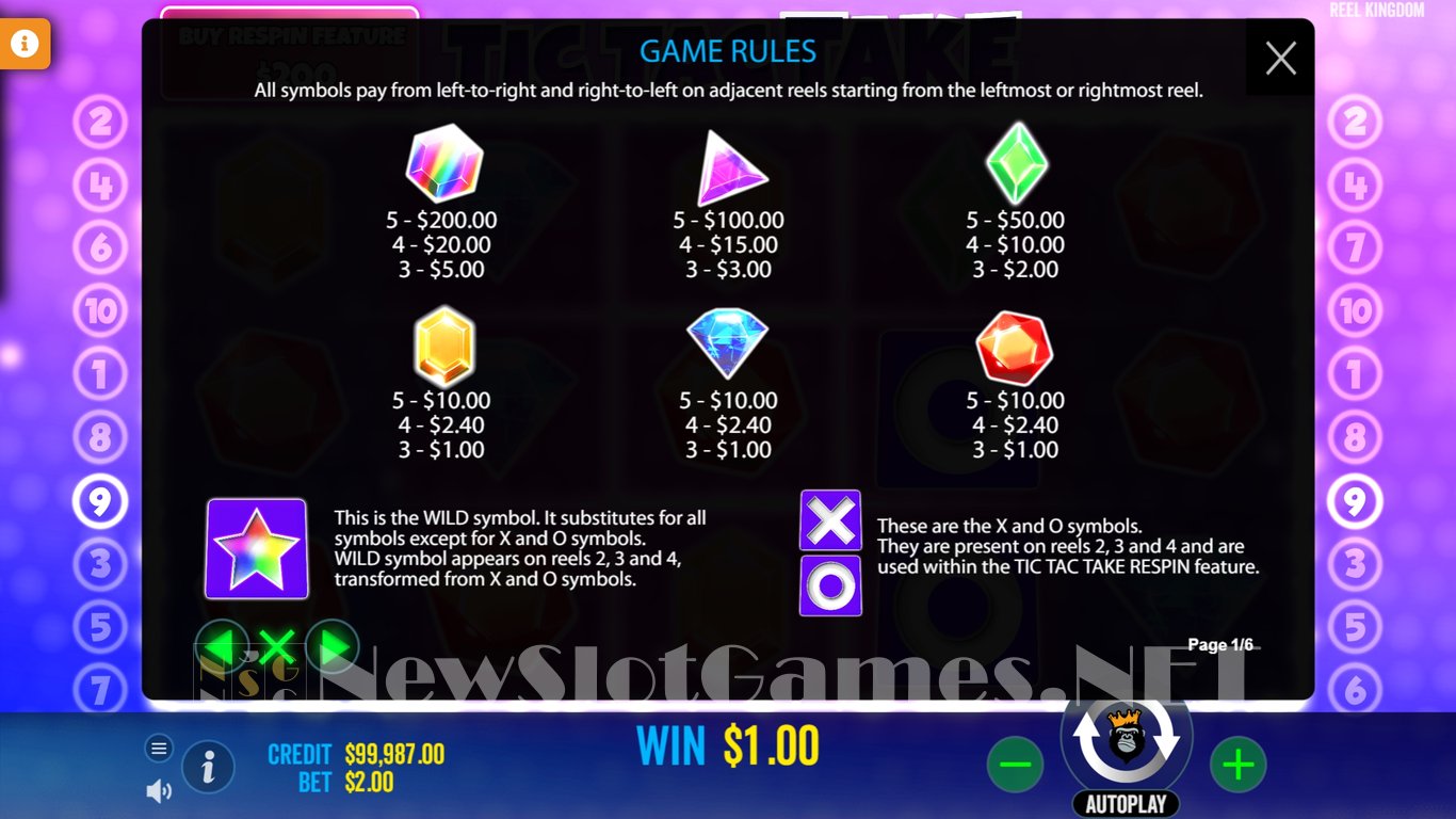 Tic Tac Take Slot Slot Image in Demo - pic. 4