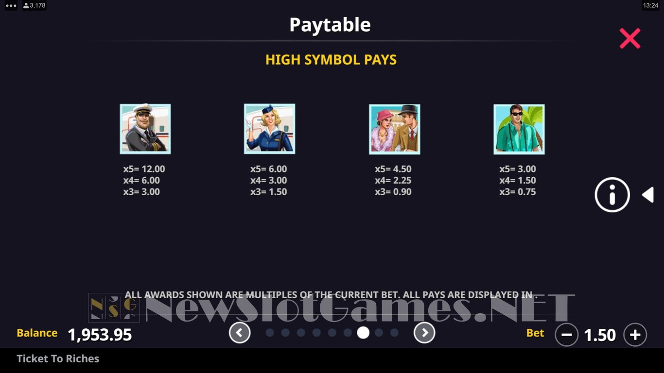 Ticket to Riches Slot Slot Image in Demo - pic. 6