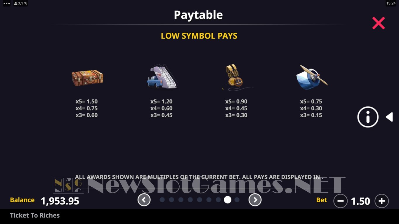Ticket to Riches Slot Slot Image in Demo - pic. 7
