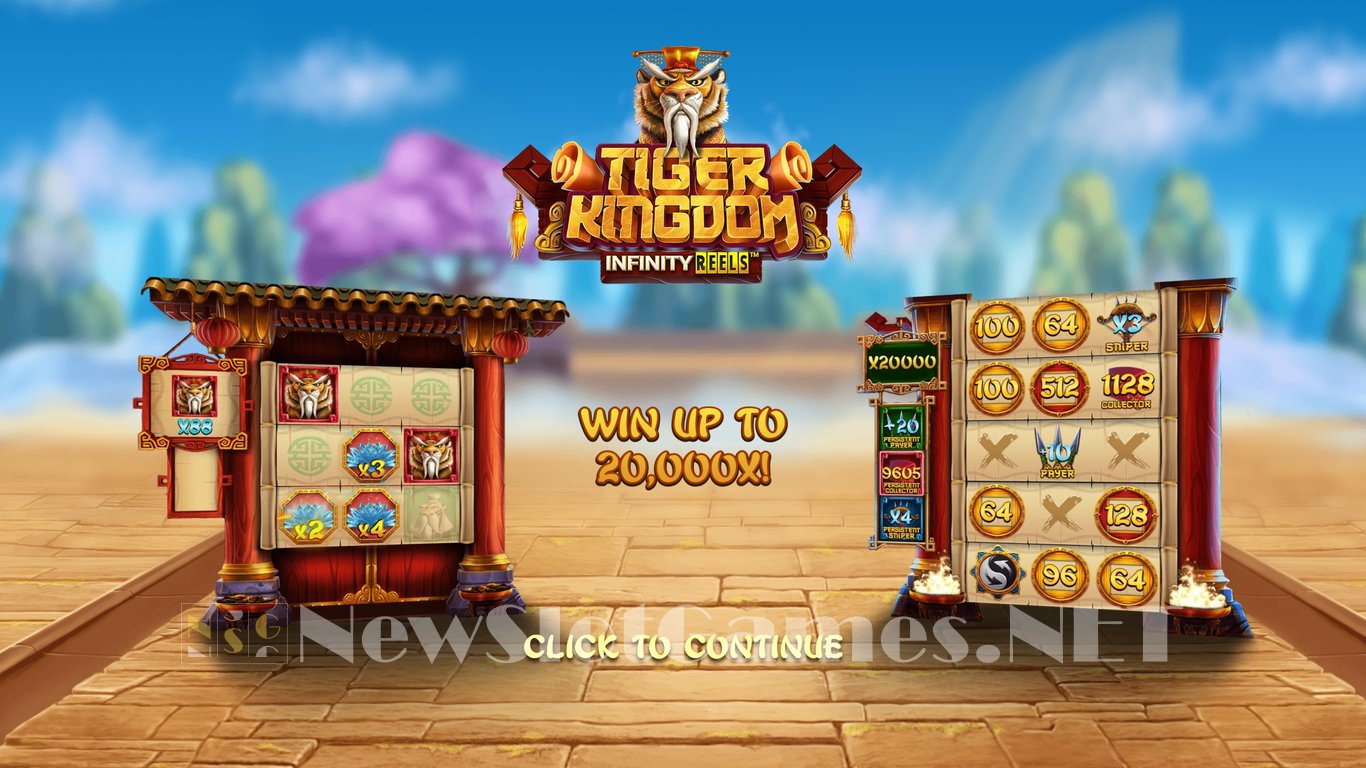 Tiger Kingdom Infinity Reels Slot Demo Image