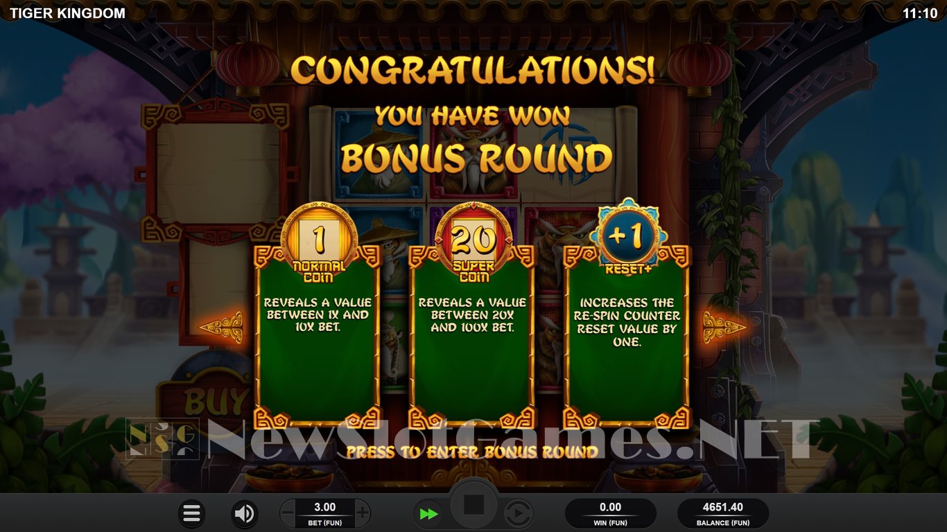 Tiger Kingdom Infinity Reels Slot Slot Image in Demo - pic. 10