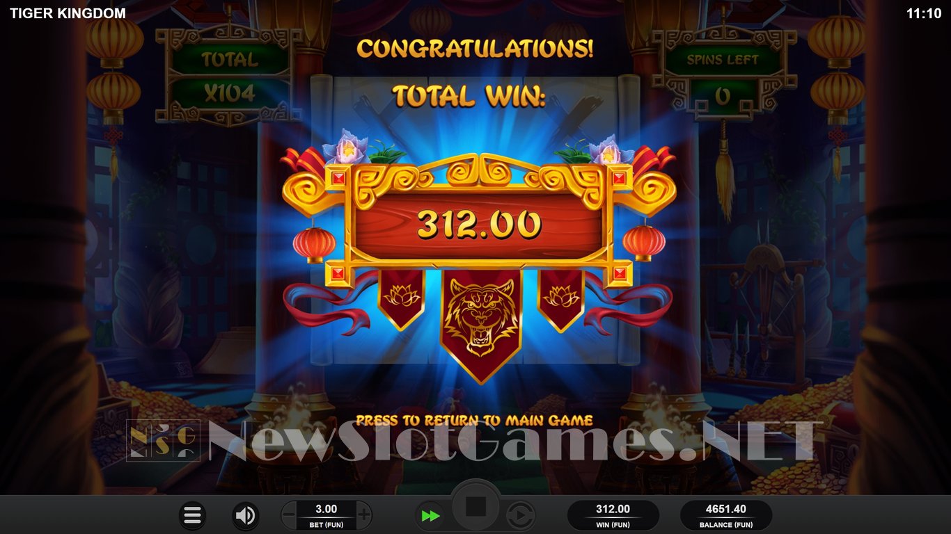Tiger Kingdom Infinity Reels Slot Slot Image in Demo - pic. 14