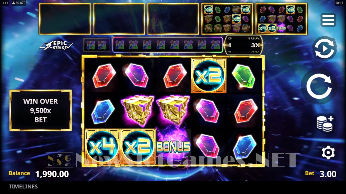 Timelines Slot Slot Image in Demo - pic. 4