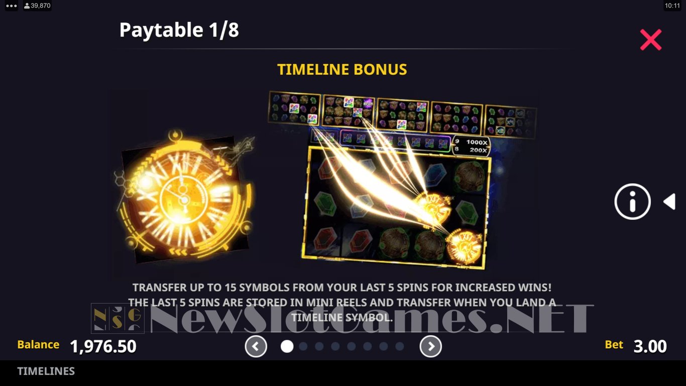 Timelines Slot Slot Image in Demo - pic. 6