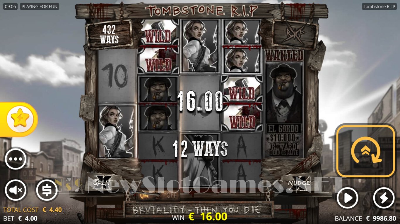 Tombstone RIP Slot Slot Image in Demo - pic. 10