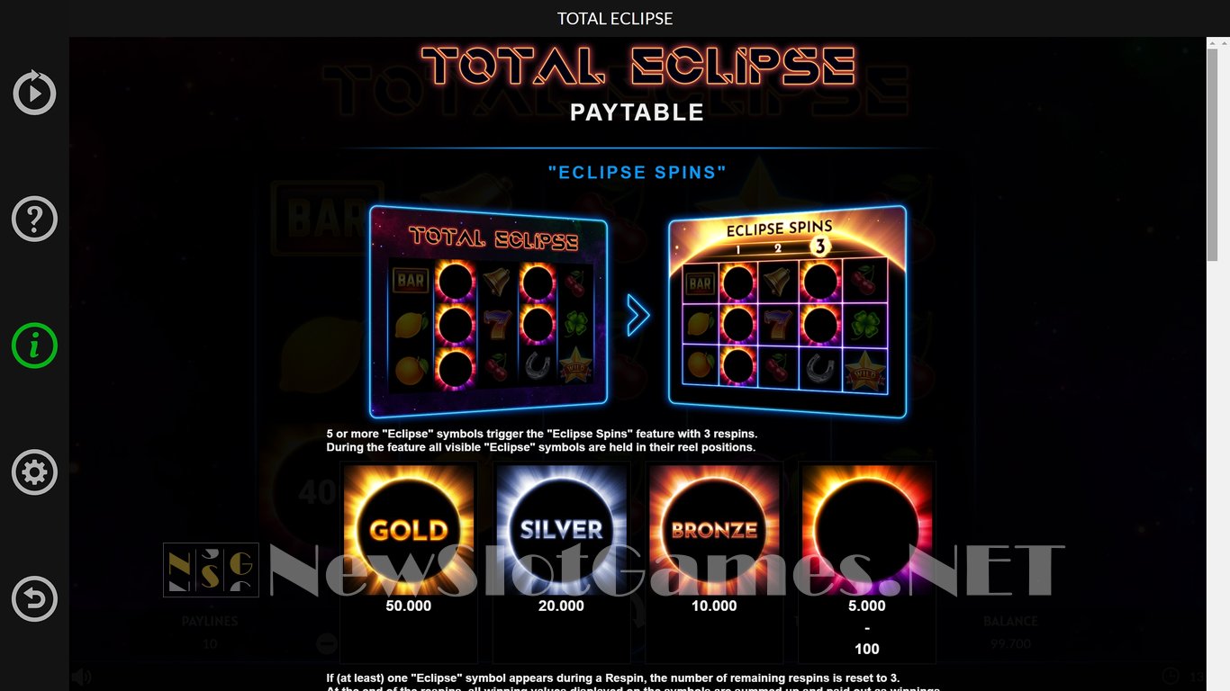 Total Eclipse Slot Slot Image in Demo - pic. 4