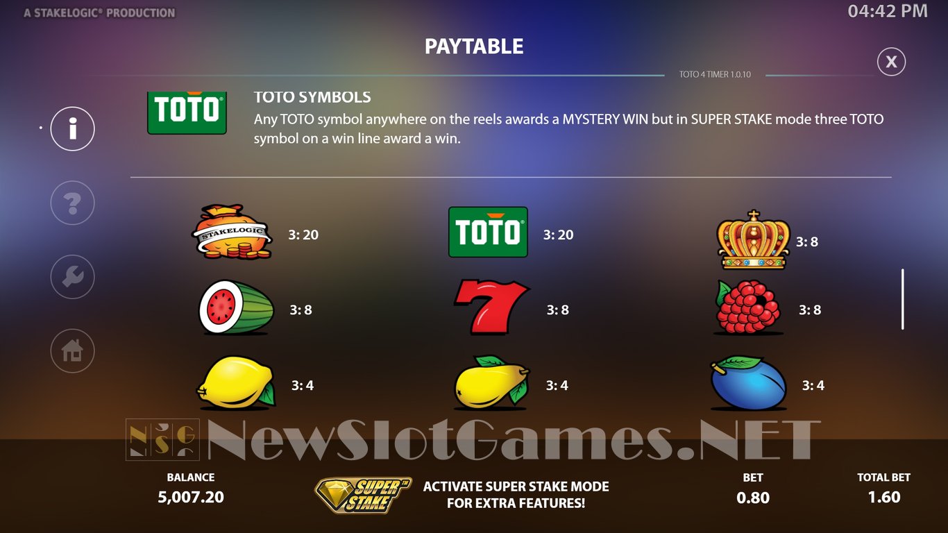 Toto4Timer Slot Slot Image in Demo - pic. 6