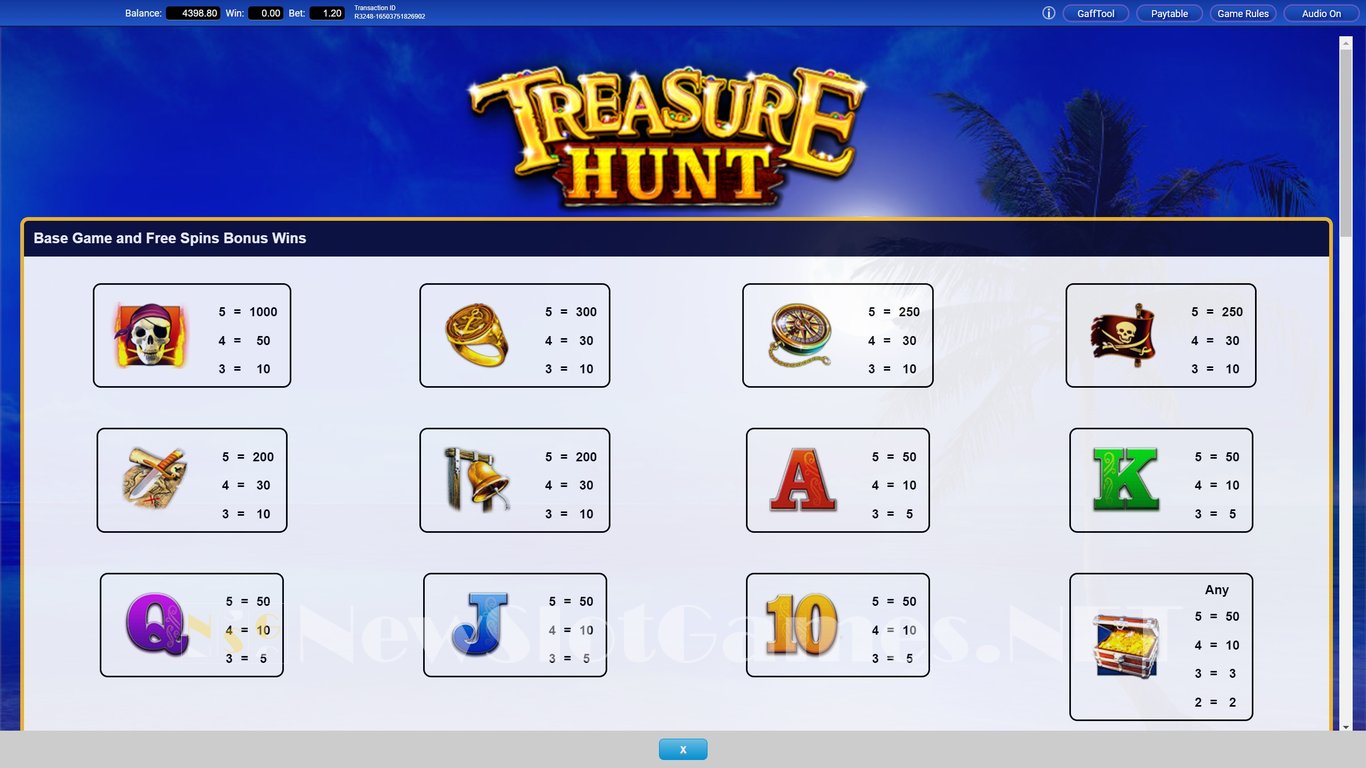 Treasure Hunt Slot Slot Image in Demo - pic. 3