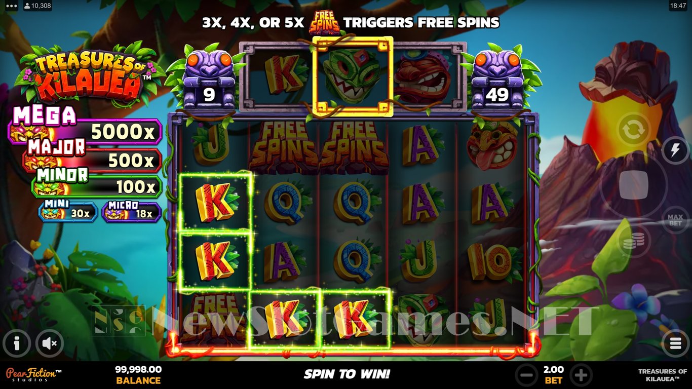 Treasures of Kilauea Slot Demo Image