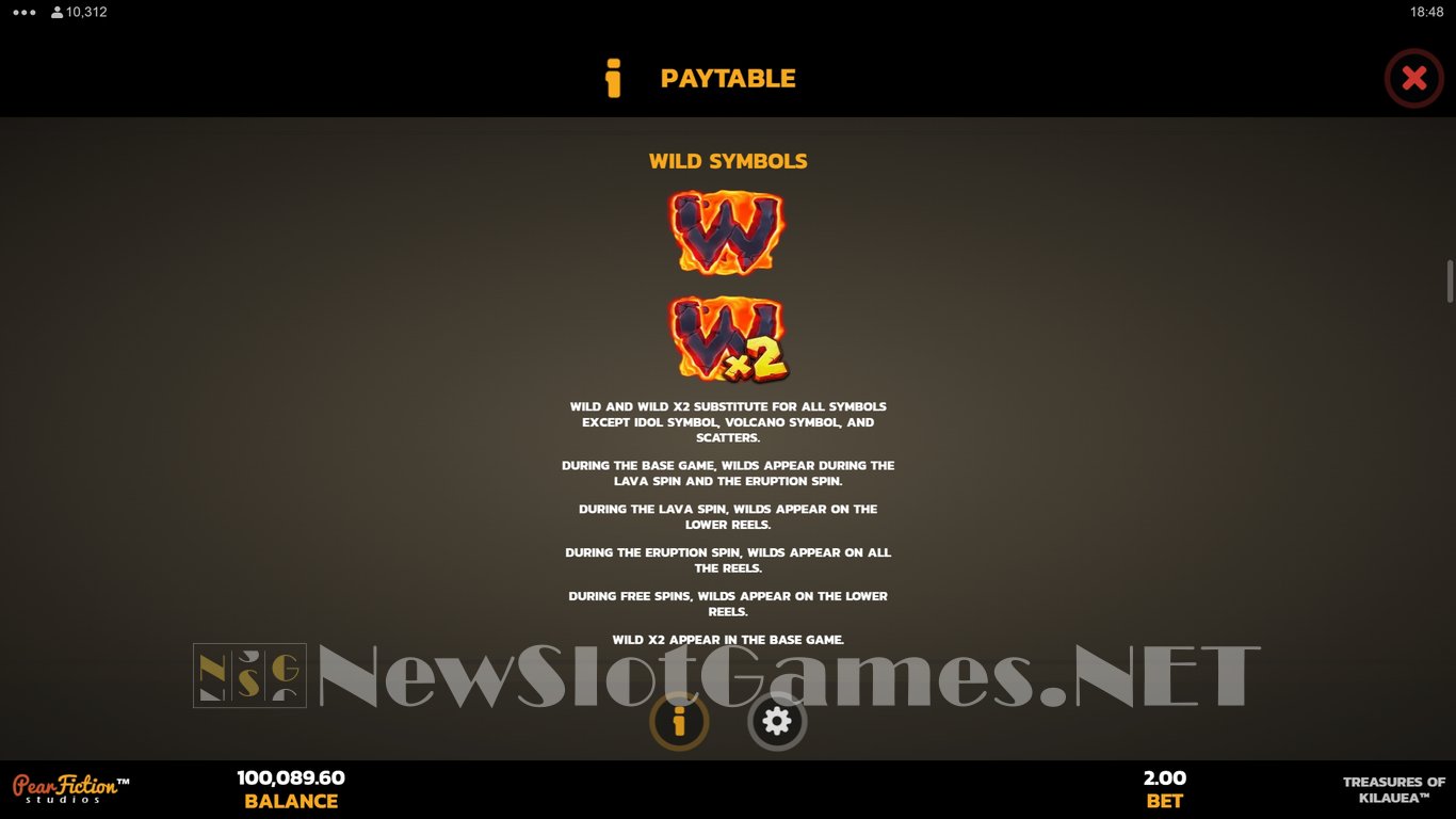 Treasures of Kilauea Slot Slot Image in Demo - pic. 10