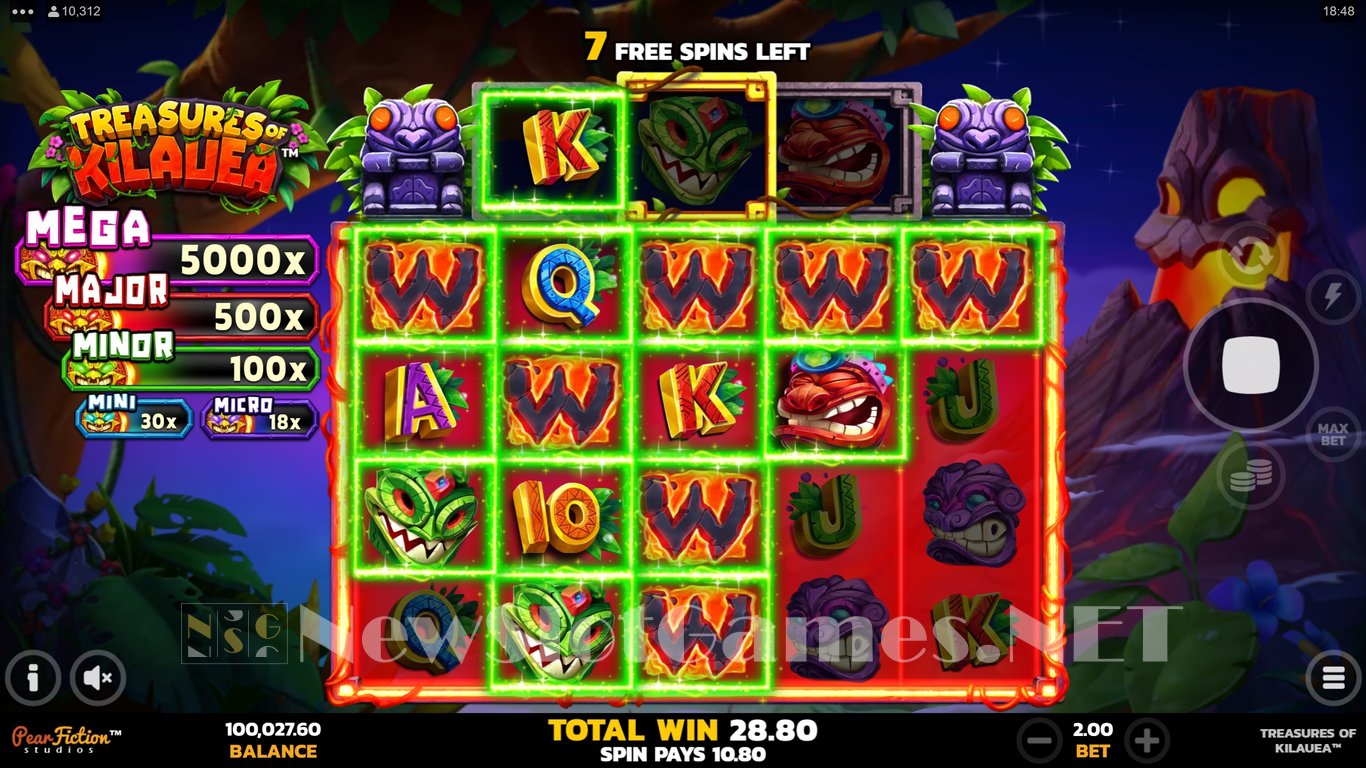 Treasures of Kilauea Slot Slot Image in Demo - pic. 4