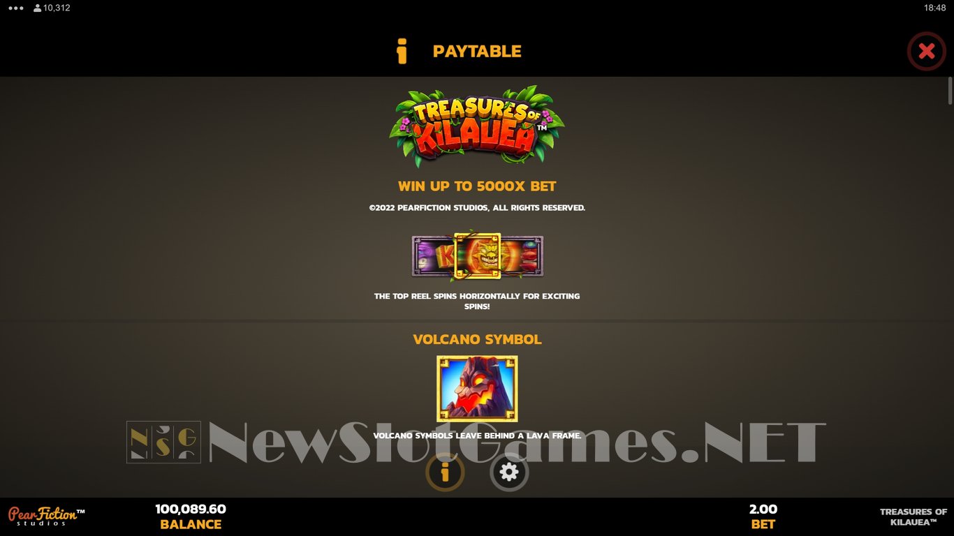 Treasures of Kilauea Slot Slot Image in Demo - pic. 8