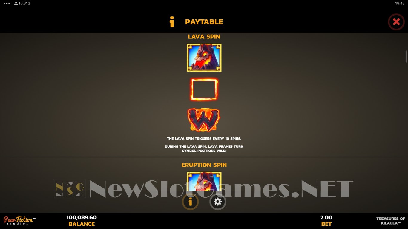 Treasures of Kilauea Slot Slot Image in Demo - pic. 9