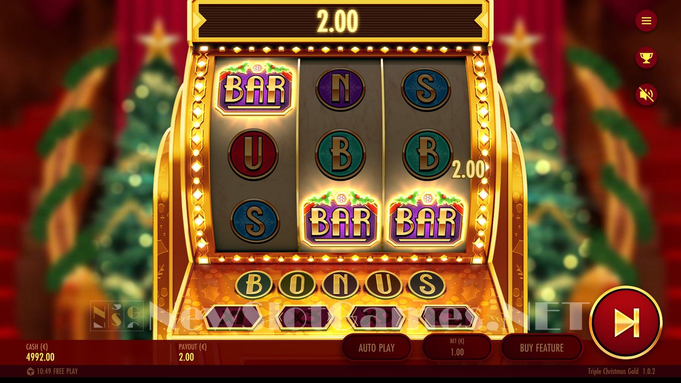 Triple Christmas Gold Slot Slot Image in Demo - pic. 12