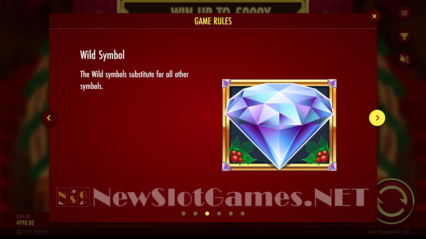 Triple Christmas Gold Slot Slot Image in Demo - pic. 7