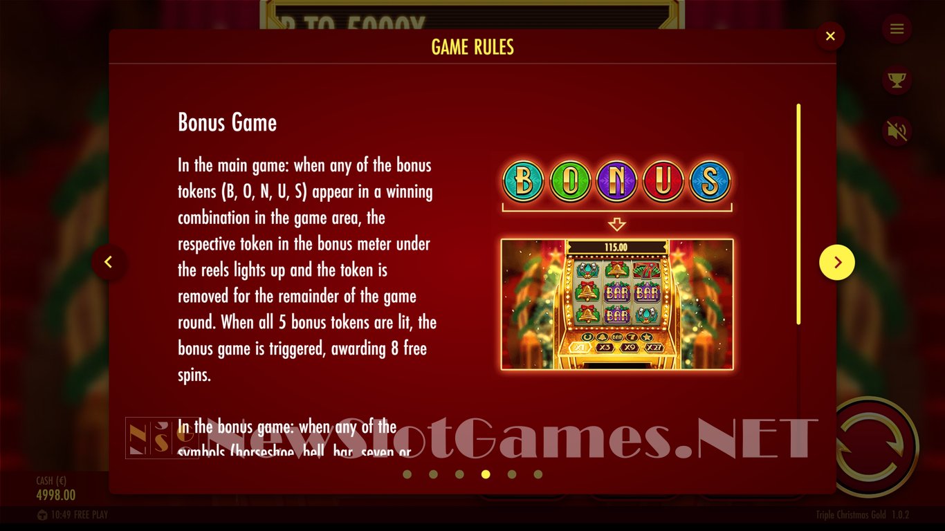 Triple Christmas Gold Slot Slot Image in Demo - pic. 8
