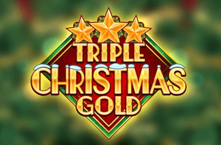 Triple Christmas Gold Slot Logo