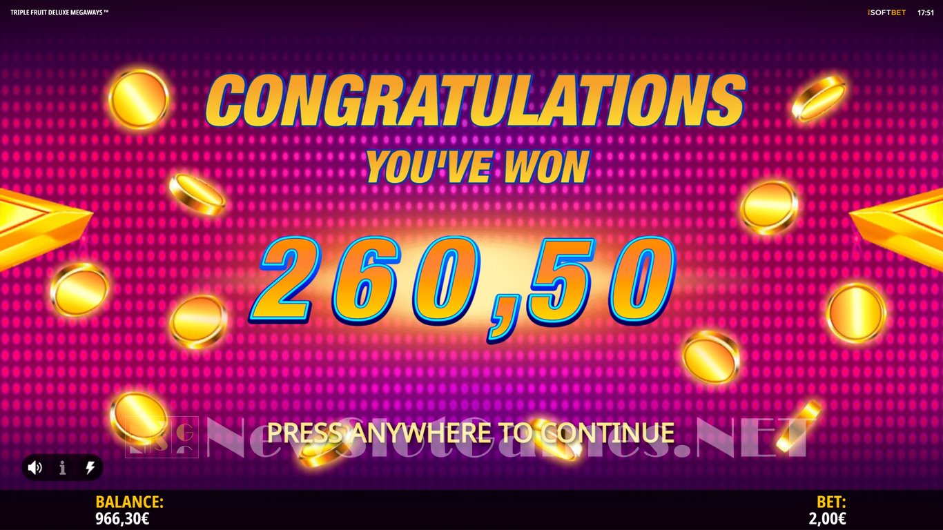 Triple Fruit Deluxe Megaways Slot Slot Image in Demo - pic. 20