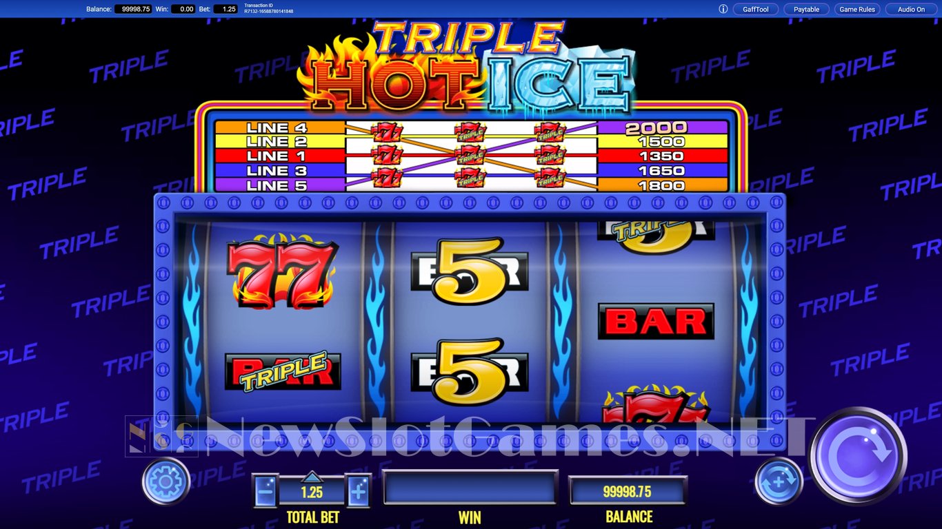 Triple Hot Ice Slot Demo Image