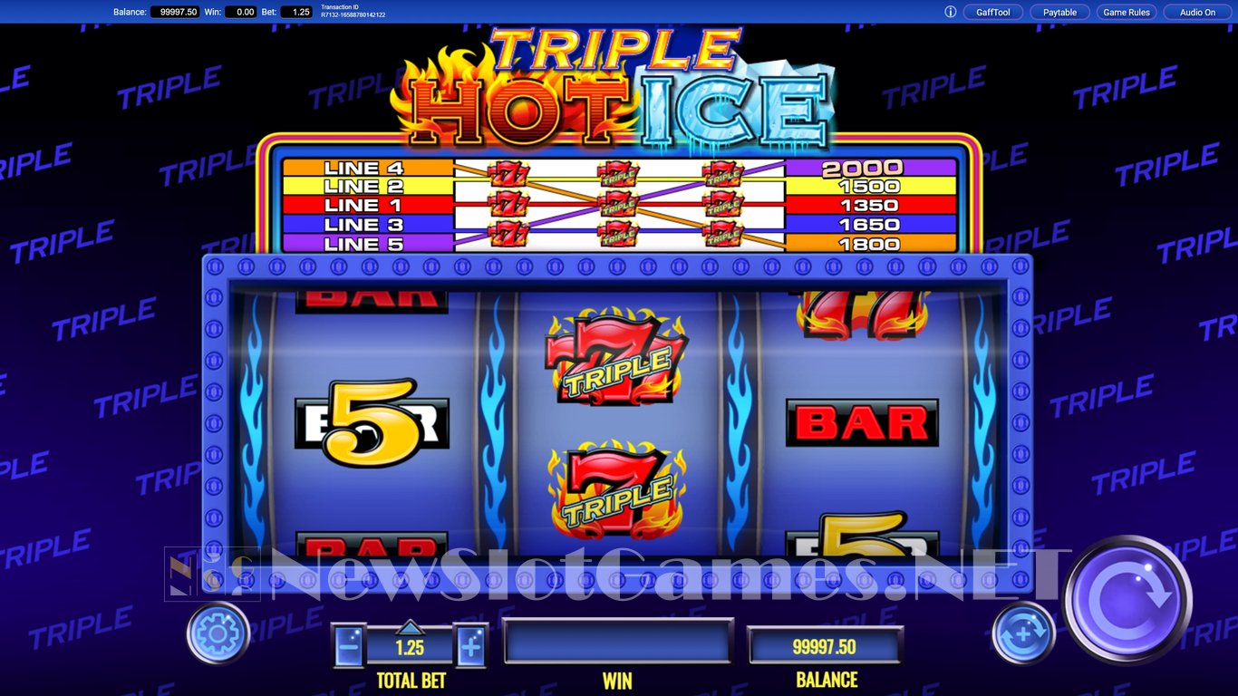 Triple Hot Ice Slot Slot Image in Demo - pic. 2