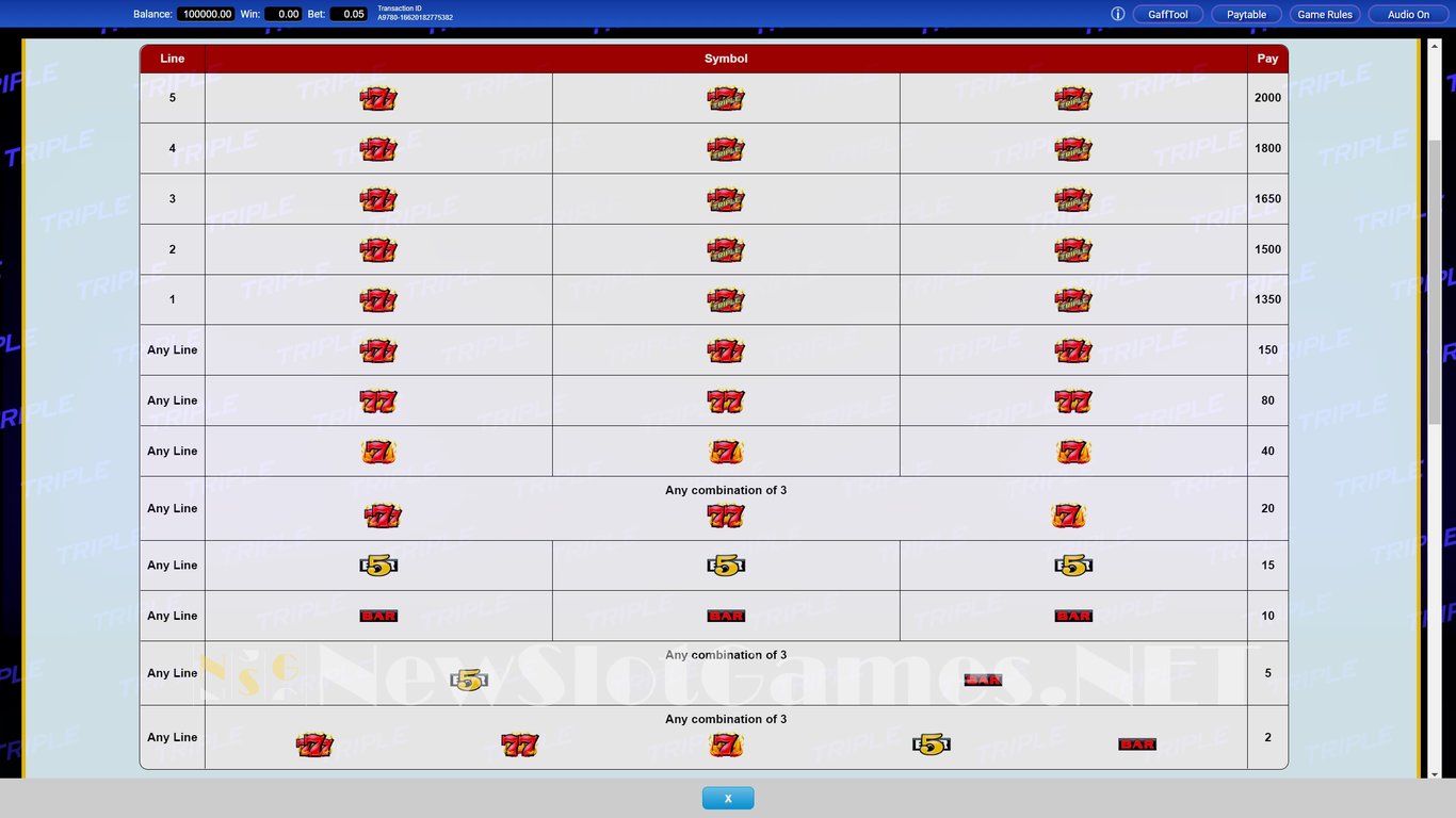 Triple Hot Ice Slot Slot Image in Demo - pic. 3