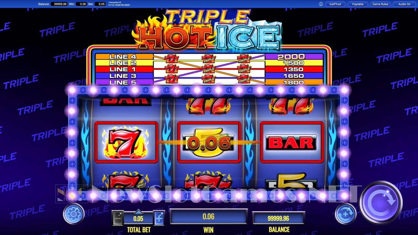 Triple Hot Ice Slot Slot Image in Demo - pic. 4
