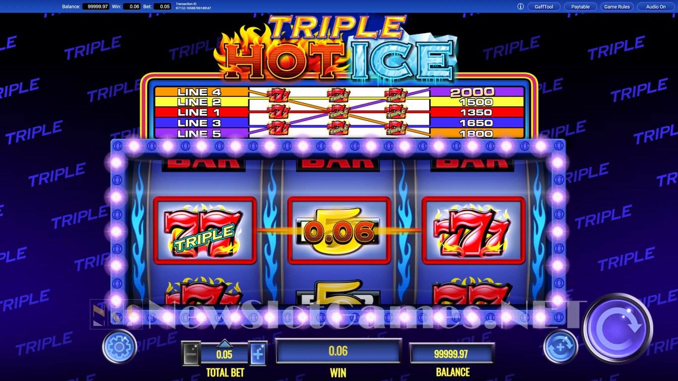 Triple Hot Ice Slot Slot Image in Demo - pic. 5