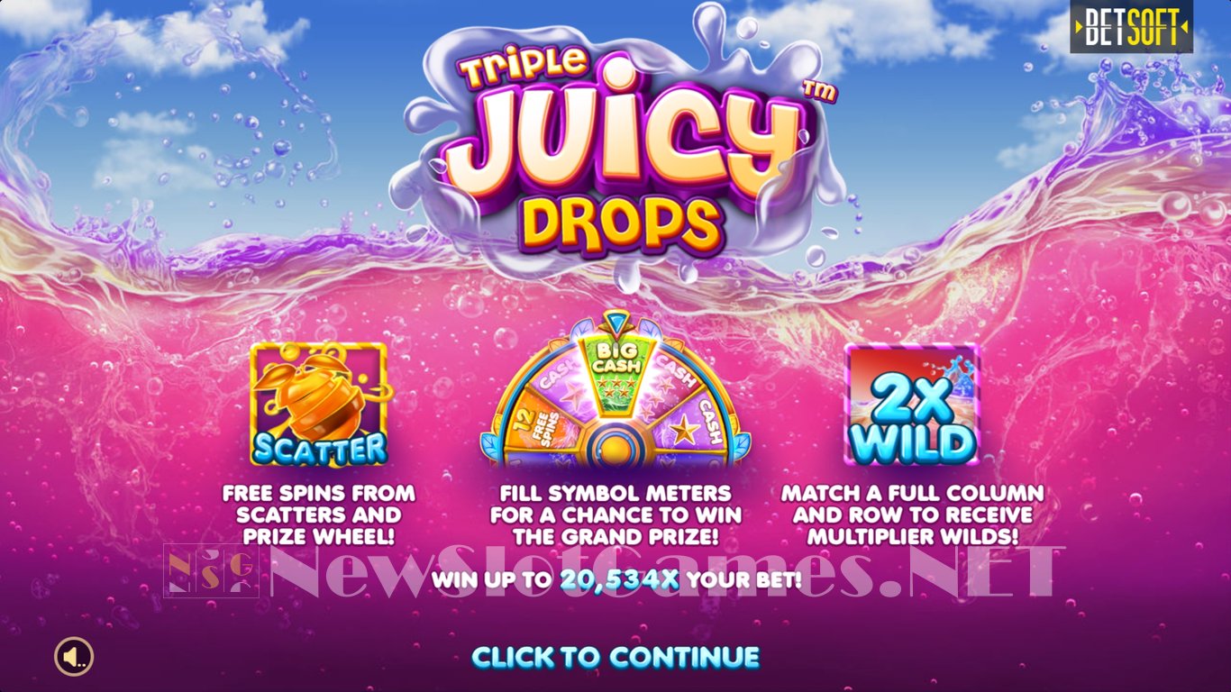 Triple Juicy Drops Slot Demo Image