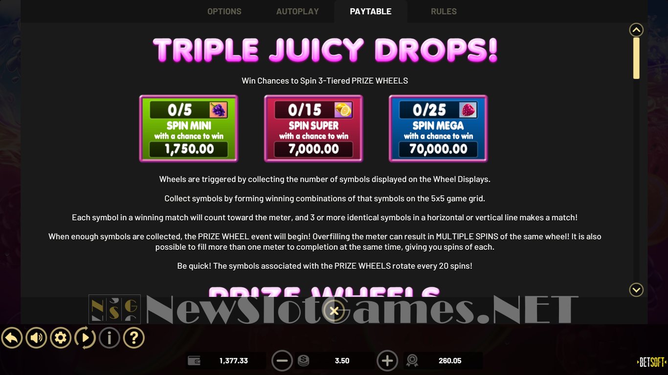Triple Juicy Drops Slot Slot Image in Demo - pic. 17