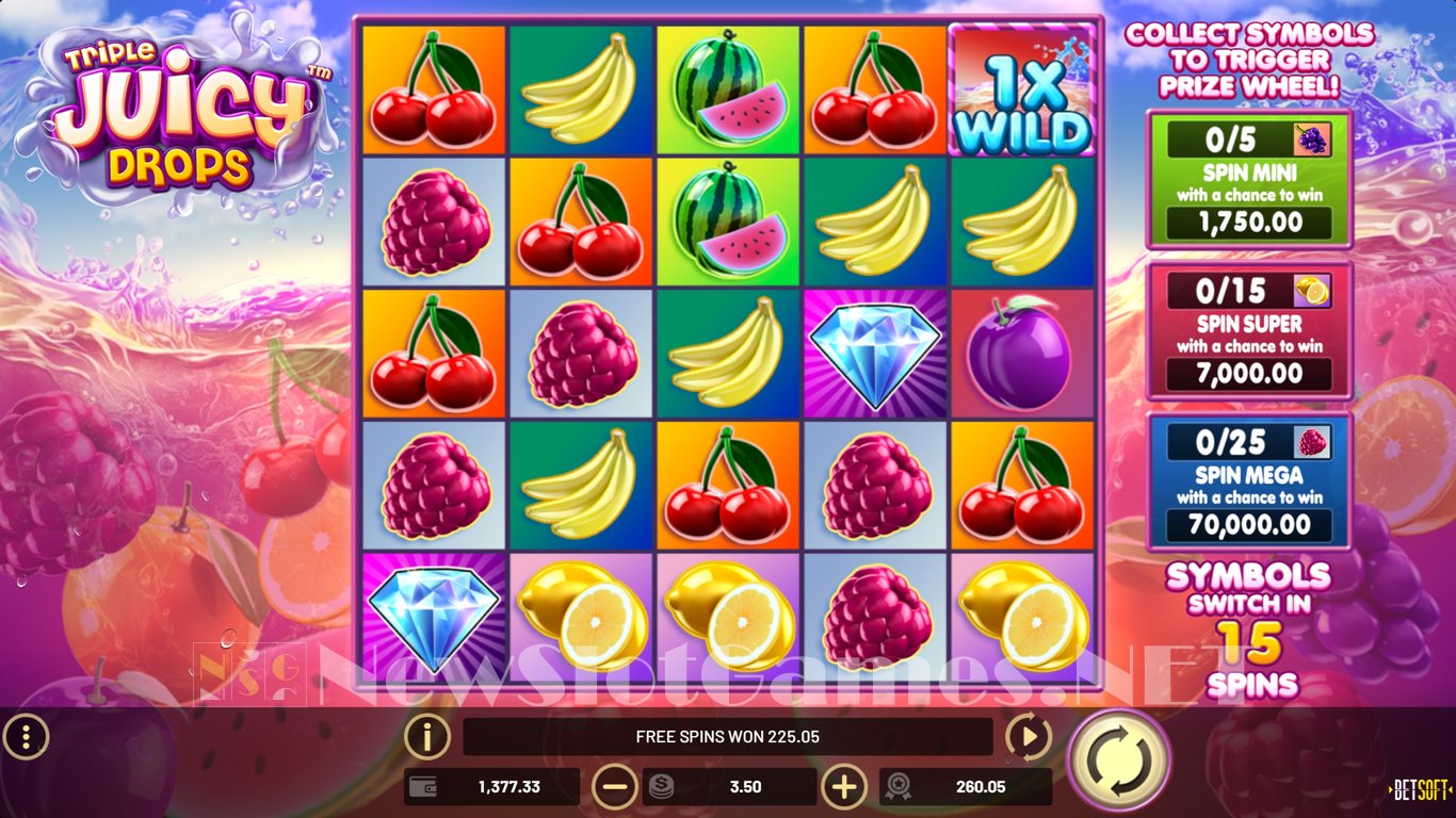 Triple Juicy Drops Slot Slot Image in Demo - pic. 22