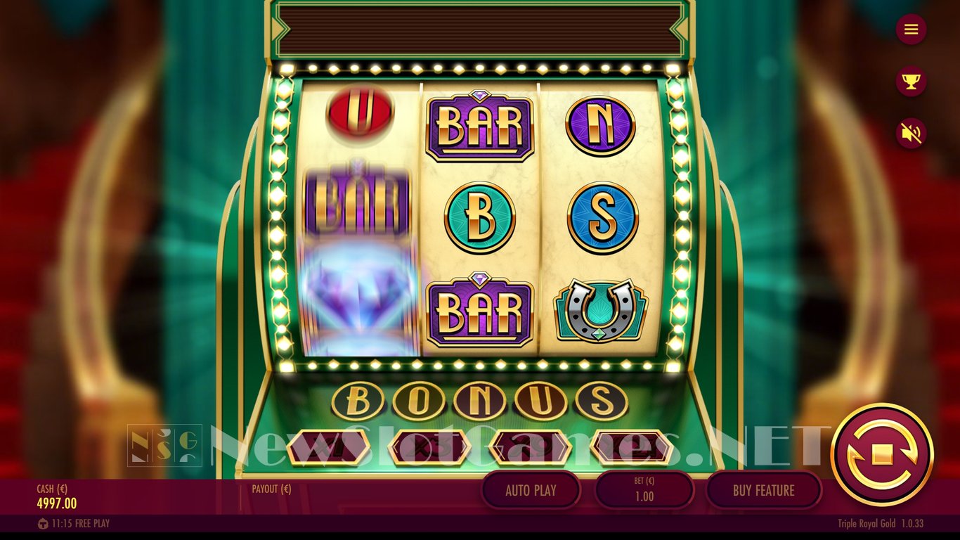 Triple Royal Gold Slot Slot Image in Demo - pic. 15