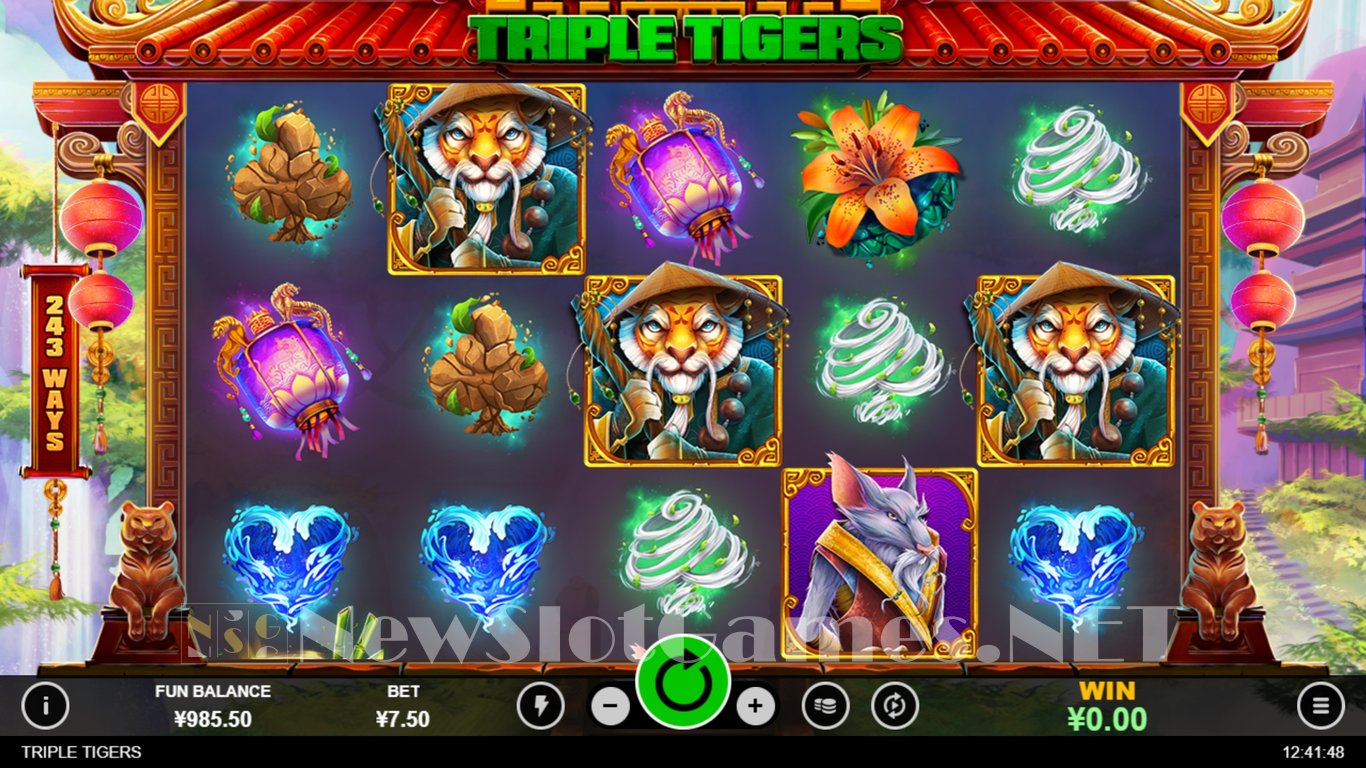 Triple Tigers Slot Slot Image in Demo - pic. 3