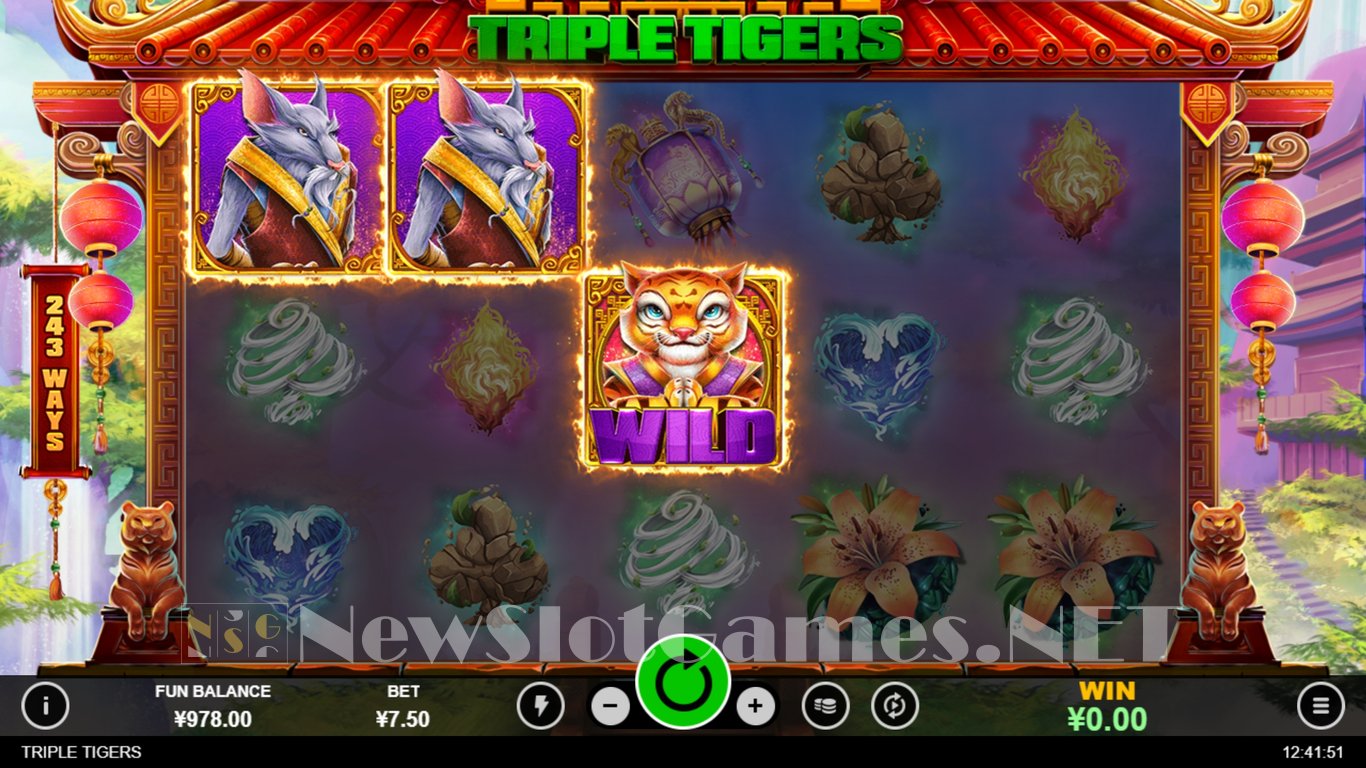 Triple Tigers Slot Slot Image in Demo - pic. 4
