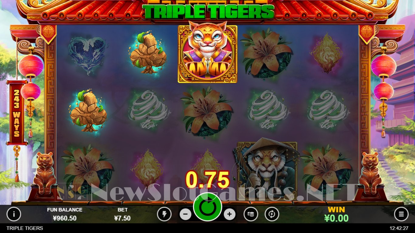 Triple Tigers Slot Slot Image in Demo - pic. 7