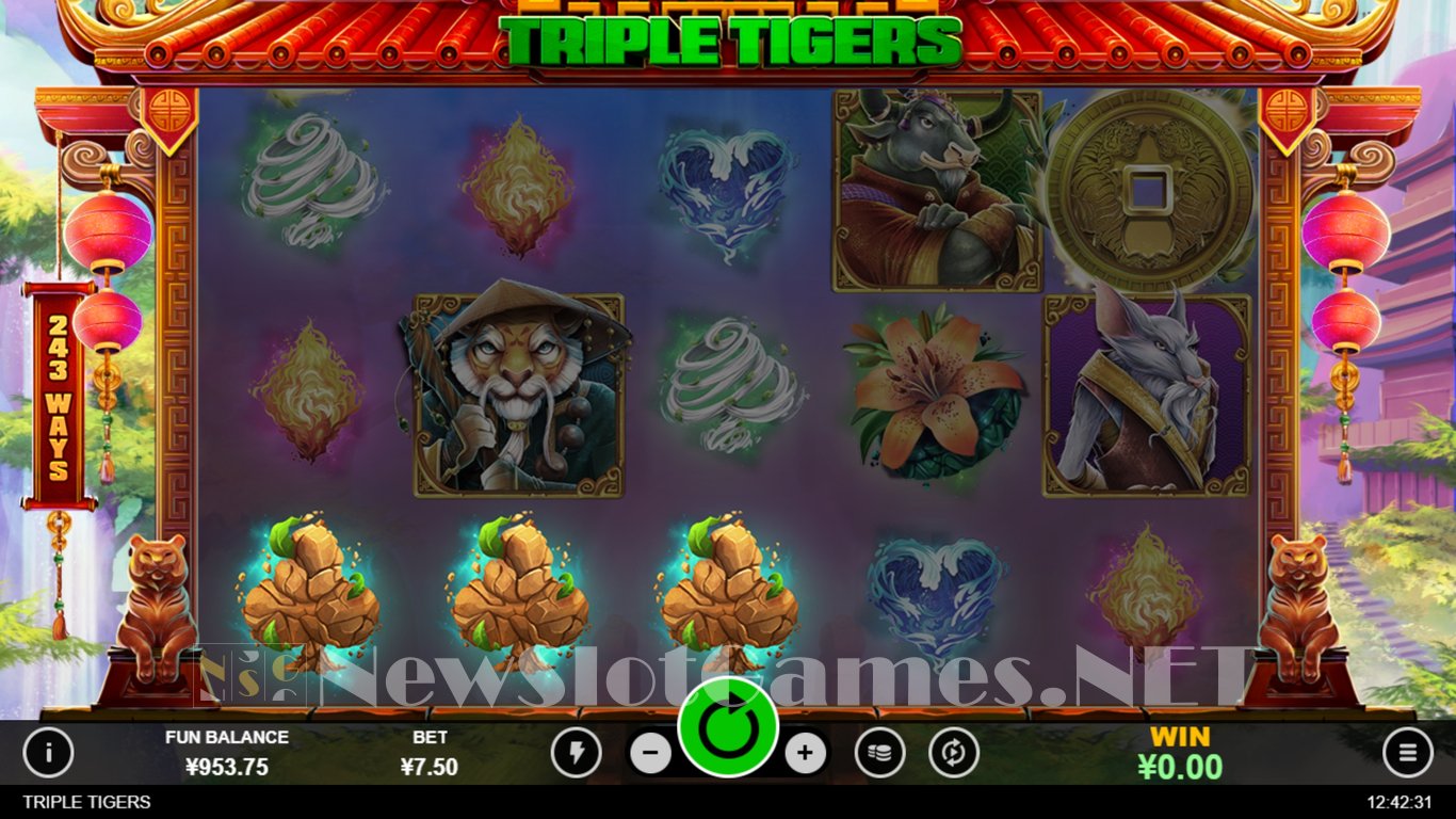 Triple Tigers Slot Slot Image in Demo - pic. 8