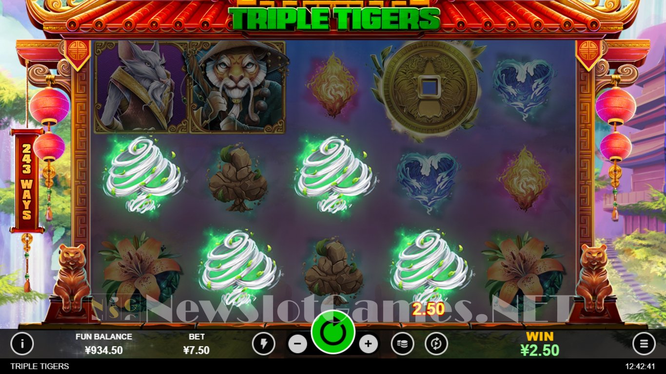 Triple Tigers Slot Slot Image in Demo - pic. 9