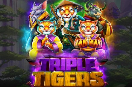 Triple Tigers Slot Logo